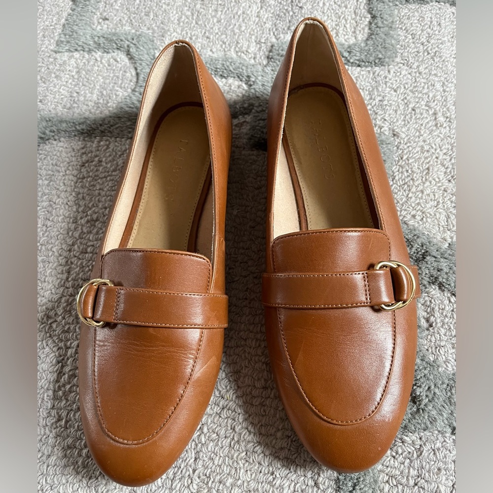 Talbots leather loafers